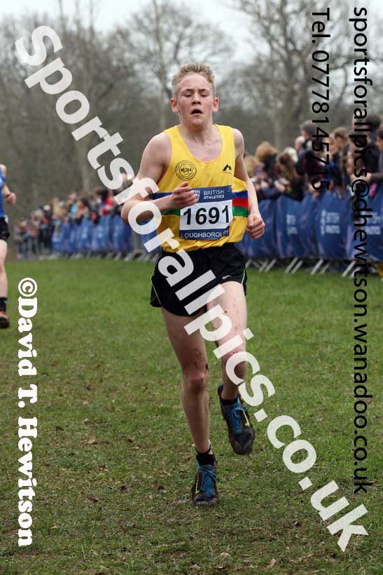 Boys under-15s Inter Counties Cross Country, Prestwold Hall, Loughborough. Photo: David T. Hewitson/Sports for All Pics